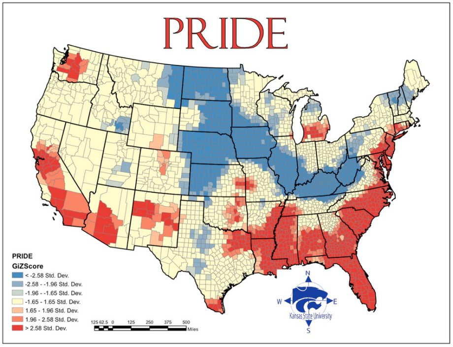 Maps Of Seven Deadly Sins In America