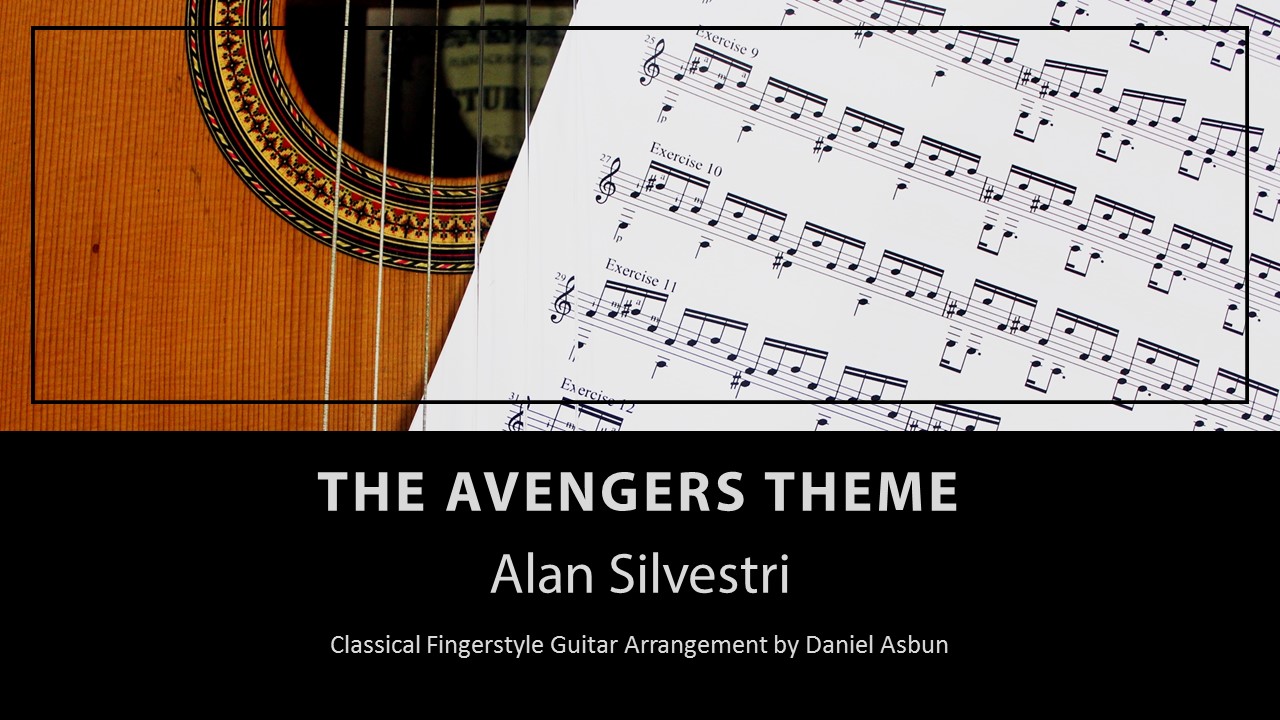 The Avengers Main Theme Song Guitar Tab