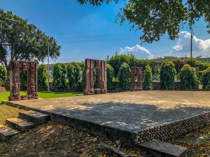 The amphitheatre at Chanderi Museum The amphitheatre at Chanderi Museum