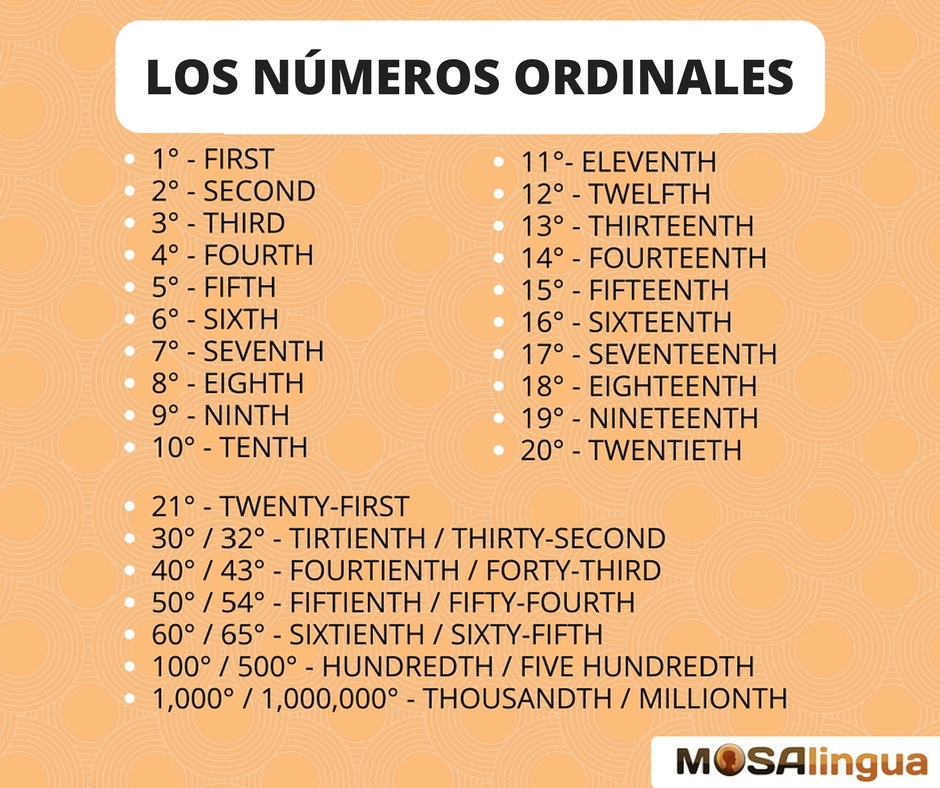 Números, segunda parte