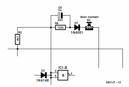 Simple Alarm System Circuit Project