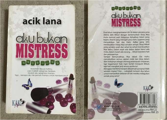 Novel Aku Bukan Mistress by Acik Lana