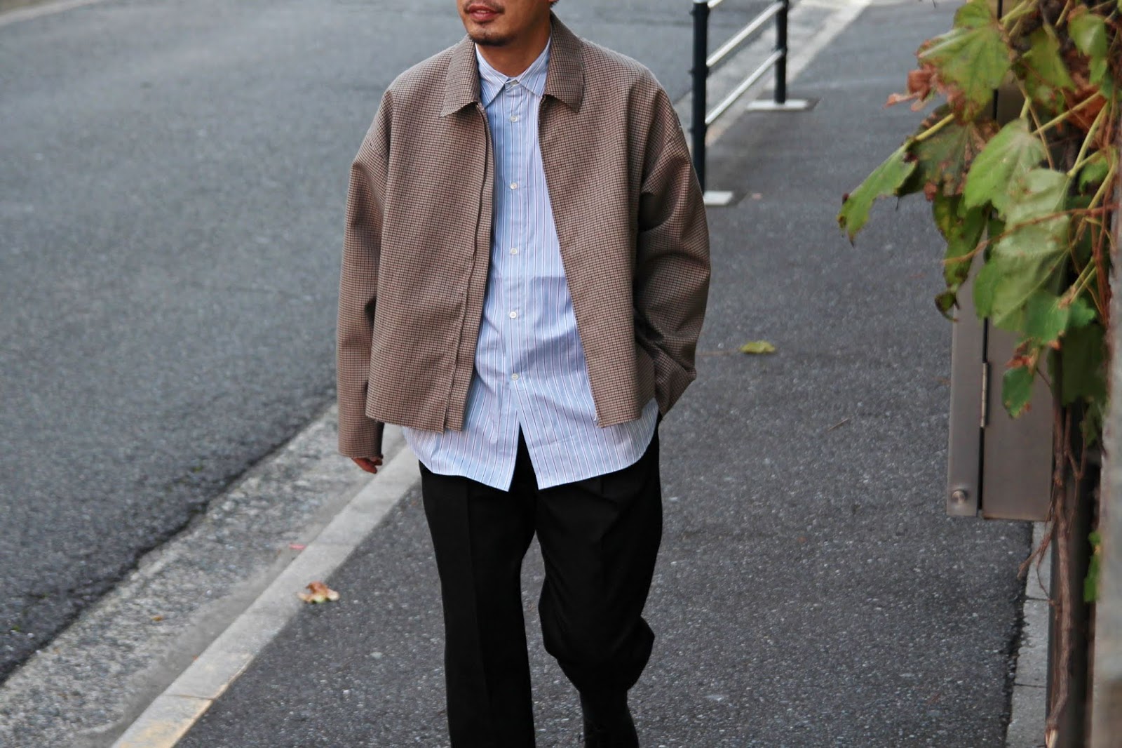 YOKE 19aw CUT-OFF DRIZZLER JACKE ブラック