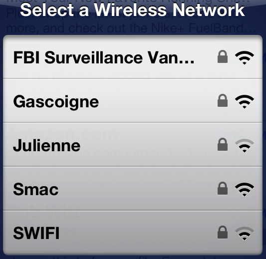 John Abraham: FBI Surveillance Van - WiFi Network