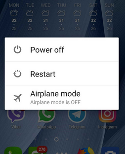 Turn Off Safe Mode Android phone