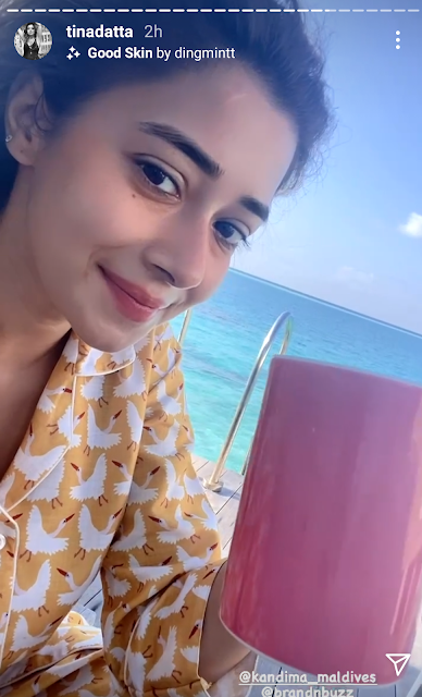 Tinaa Dattaa in maldives