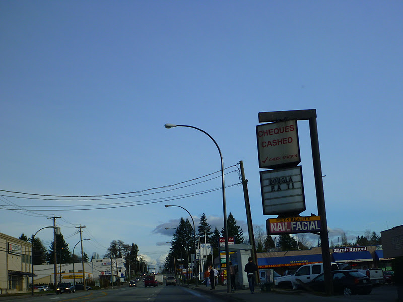 Surrey City British Columbia Canada 104 Ave at Whalley Ring Road