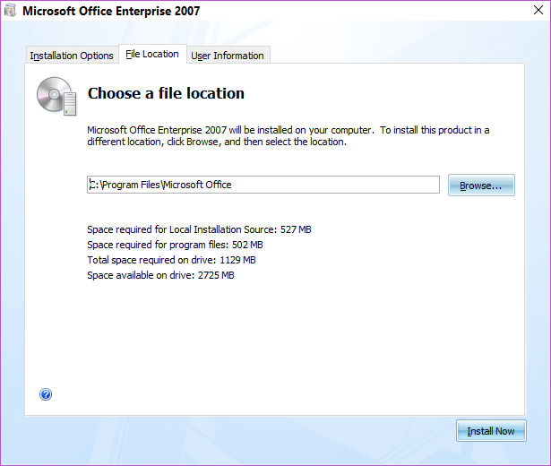 How to install Microsoft Office 2007 Enterprise Useless Computer