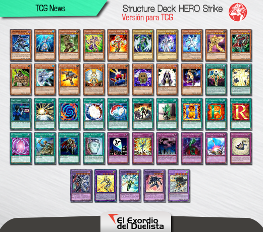 yugioh hero strike structure deck list YU-GI-OH TCG: HERO STRIKE STRUCTURE DECK |
