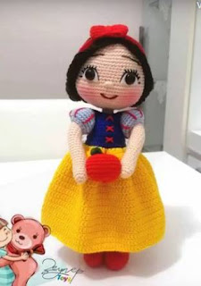 PATRON GRATIS BLANCA NIEVES AMIGURUMI 38227