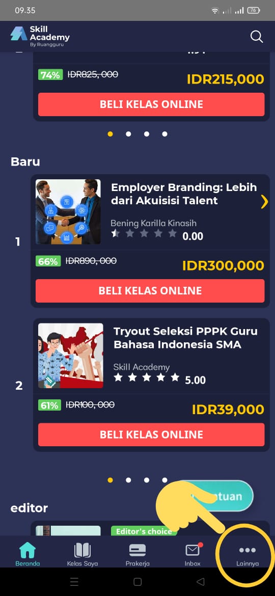 Kode Referal Skill Academy 2021 BERBAGI ILMU
