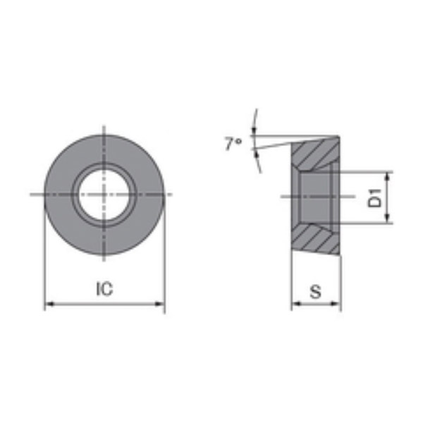 Mảnh dao tiện RCMT 2006 - Ceratizit