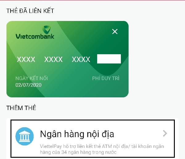 Hướng dẫn đăng ký và liên kết ngân hàng Viettel Pay