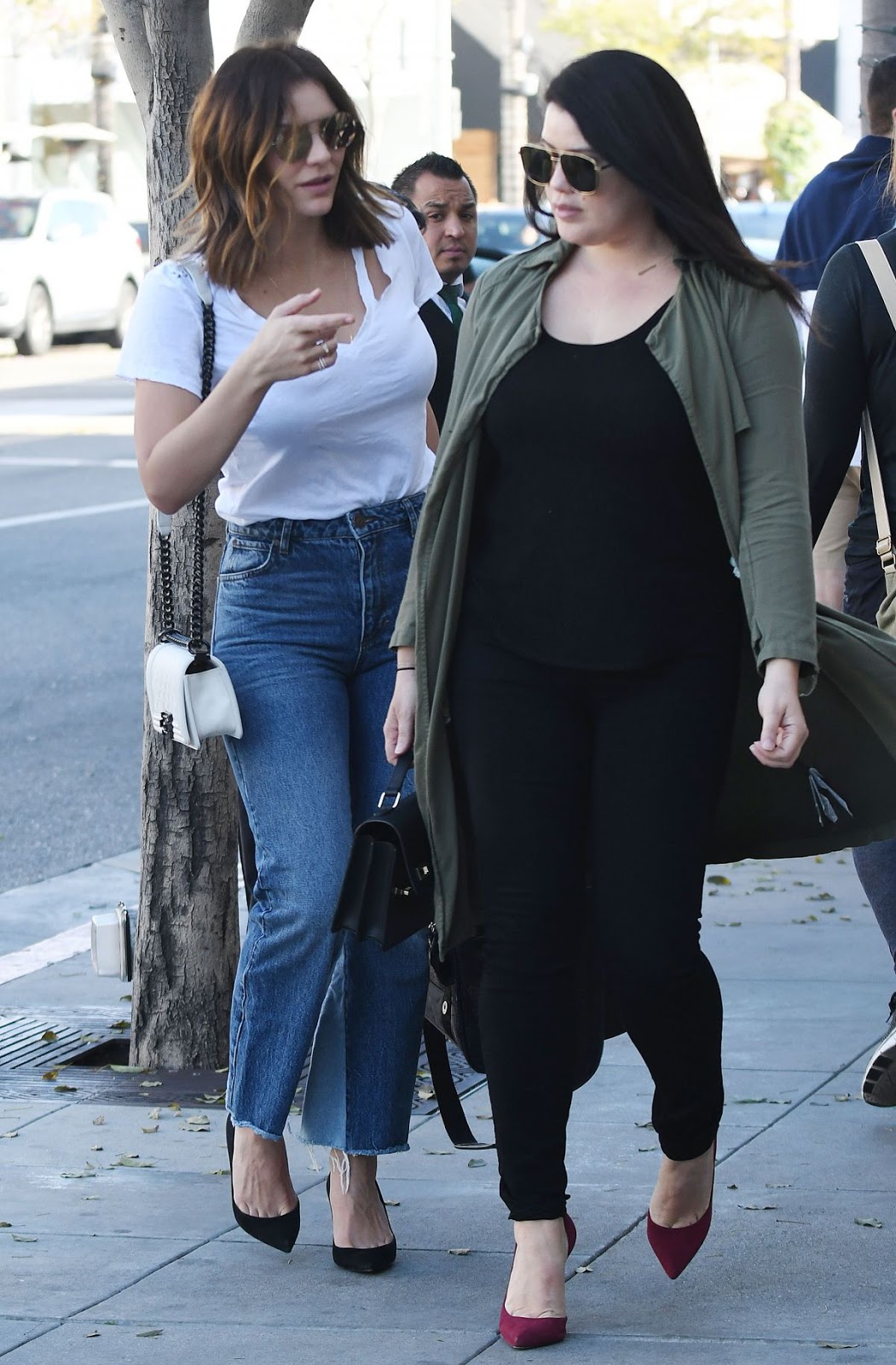 Katharine McPhee Out and About with friends in Beverly Hills