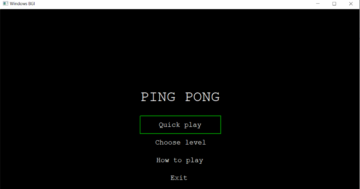 Noobgrammer Blog Ping Pong Using C++