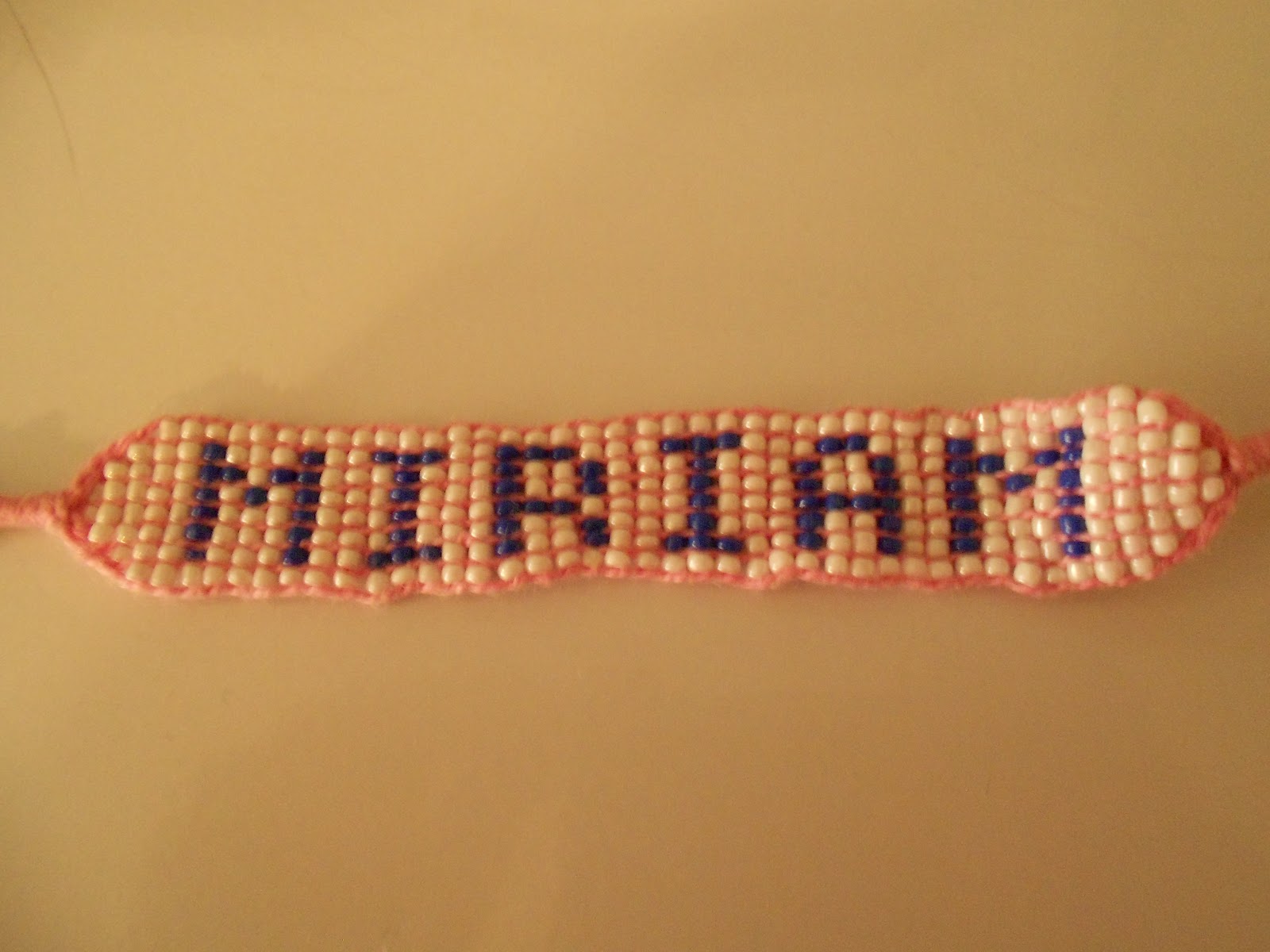 Nus Joyas Pulseras Con Nombre Personalizado hecho Con Bolitas 