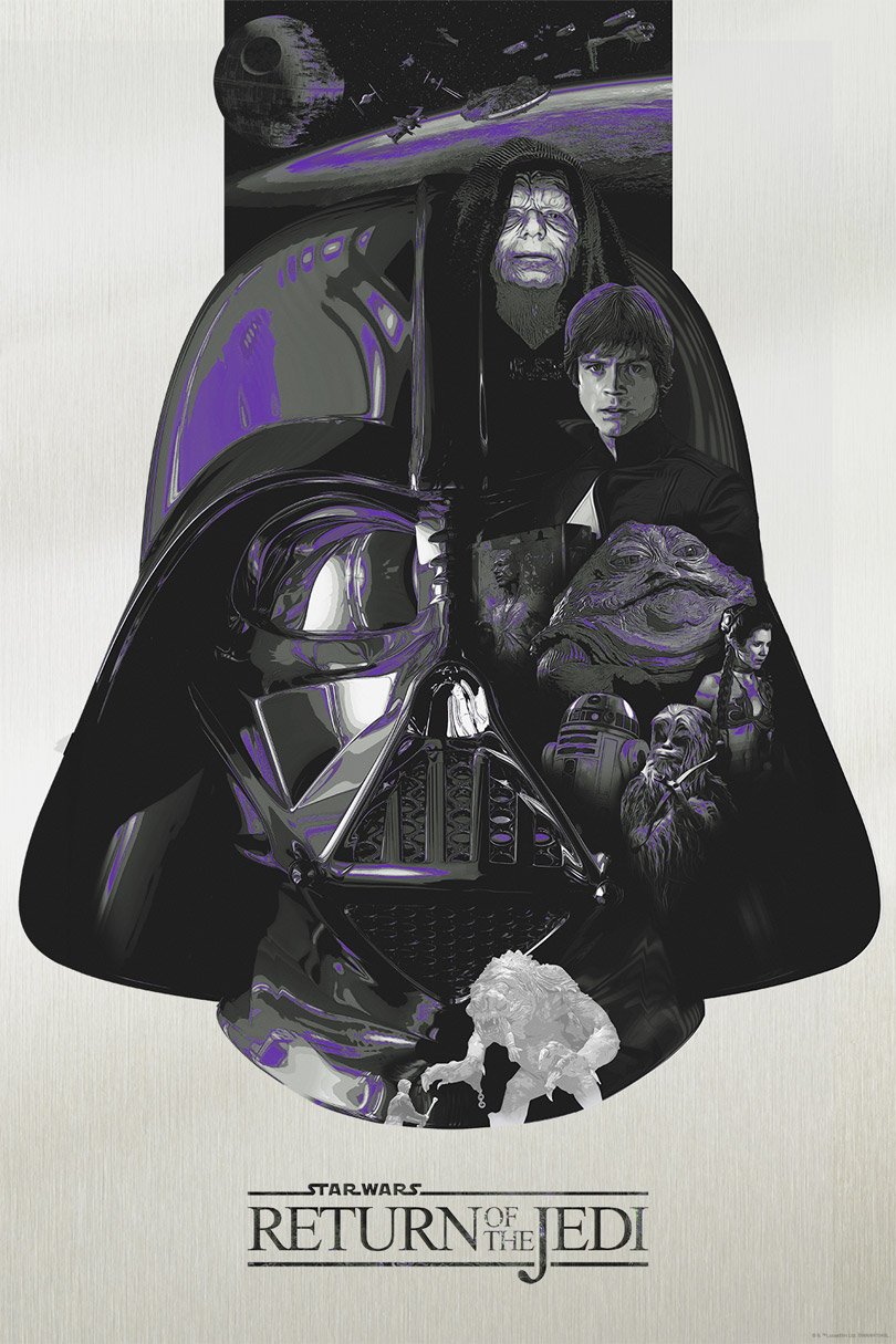Star Wars The Original Trilogy Timed Edition Print Series by Devin