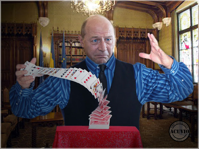 Traian Băsescu Scamator funny image