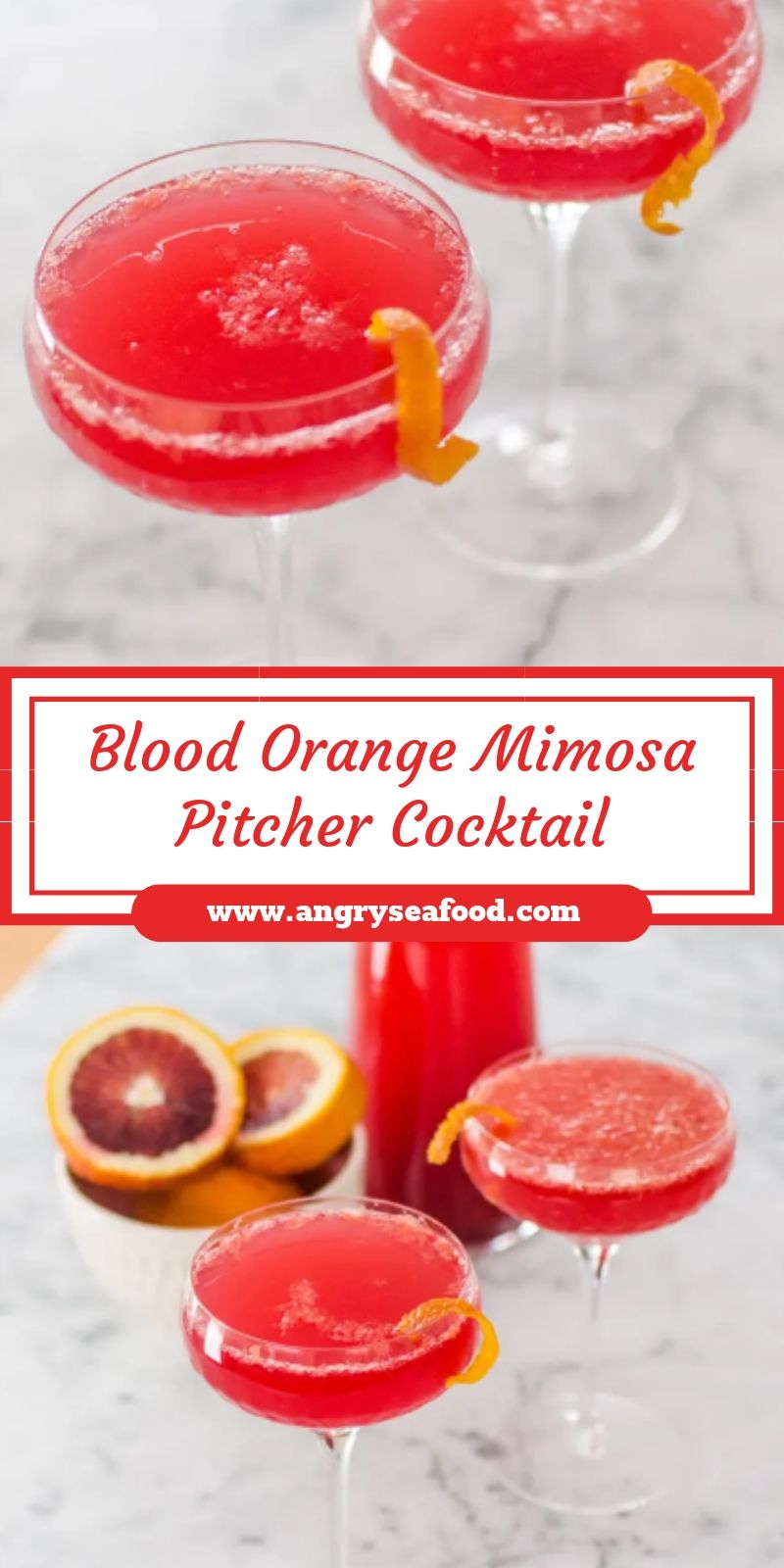 Blood Orange Mimosa Pitcher Cocktail Blood Orange Mimosa Pitcher Cocktail