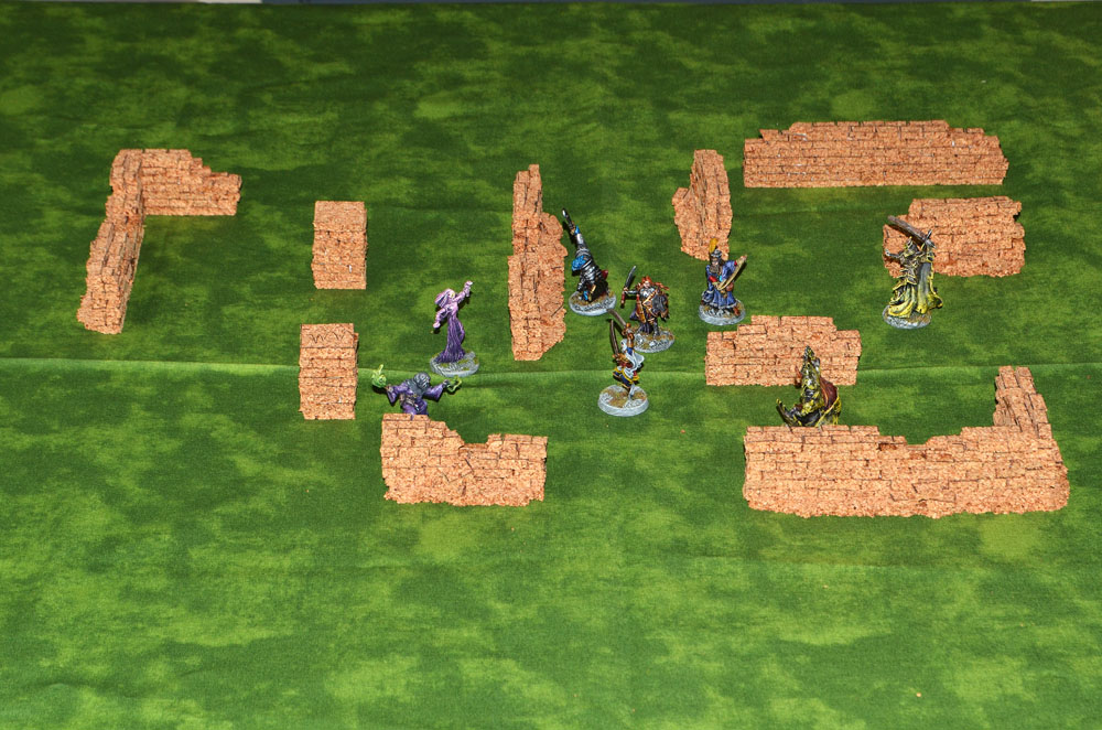 Nate Miller's Tabletop Games Black Magic Craft inspired Modular Ruins.