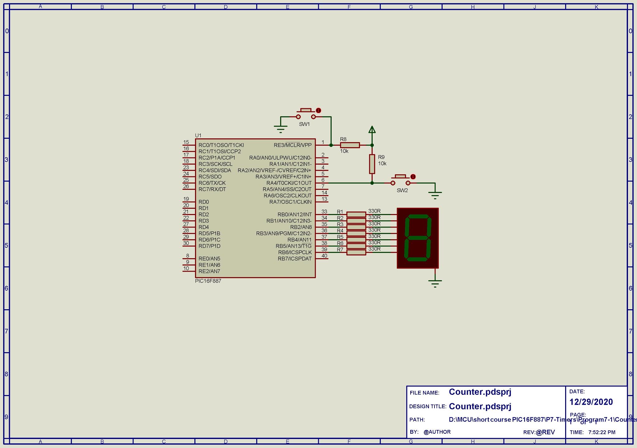 DIY Electronics Projects and Tutorials PIC16F887 Timer0 Works in