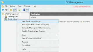 how to install and configure dfs replication on windows server 2012 r2