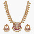 One gram gold long necklace