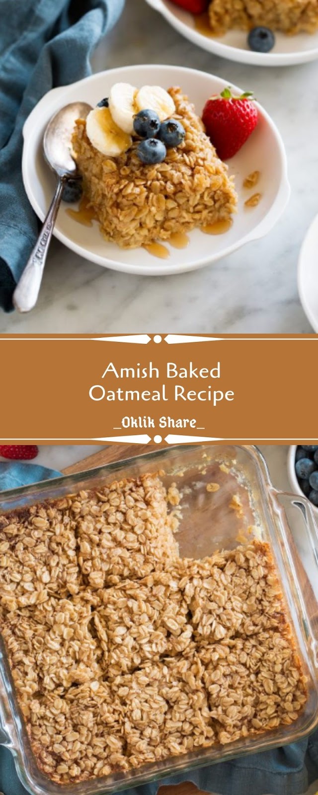 Amish Baked Oatmeal Recipe