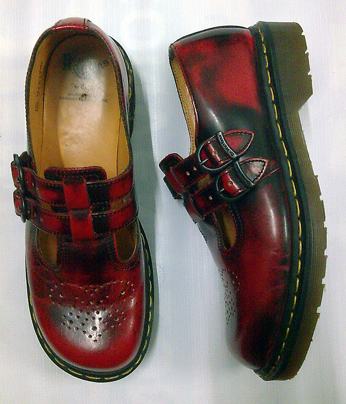 mary jane doc martens red