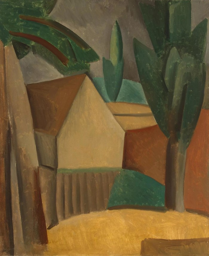 Дом в саду. 1908г. Пабло Пикассо House in a Garden