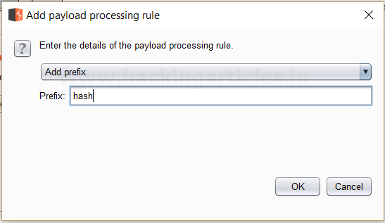 Payload Processing Rule in Burp Suite