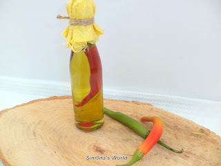 Ulei de masline cu aroma de chilli