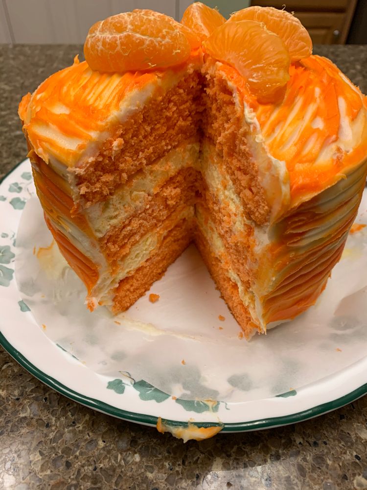 Etudl Recipes Orange Creamsicle Cake