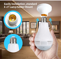 Wireless Surveillance Camera Lamp