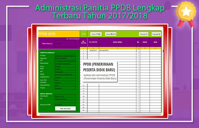 Administrasi Penerimaan Siswa Baru PSB PPDB