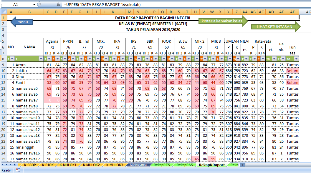 Update Panduan Aplikasi Raport K13 Apk13sd Tasadmin