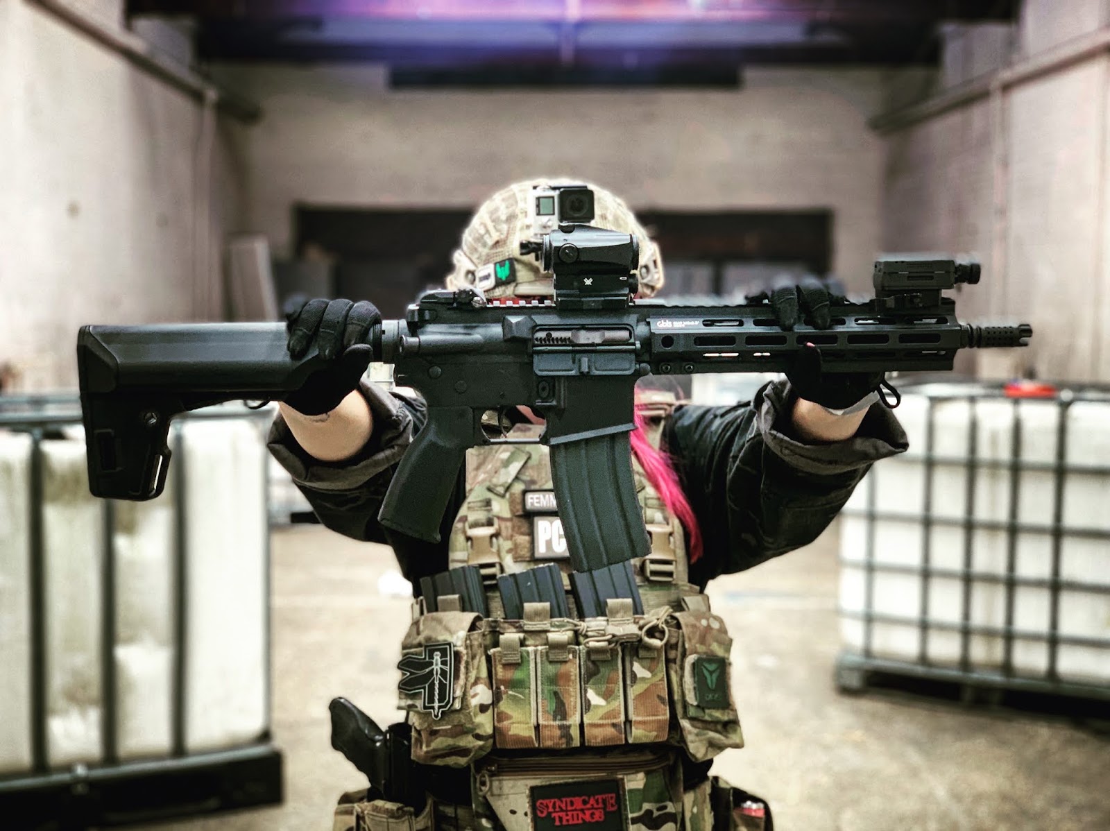 LOADOUT MULTICAM BLACK X MULTICAM Femme Fatale Airsoft