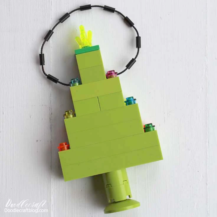 Lego Christmas Tree Ornament DIY