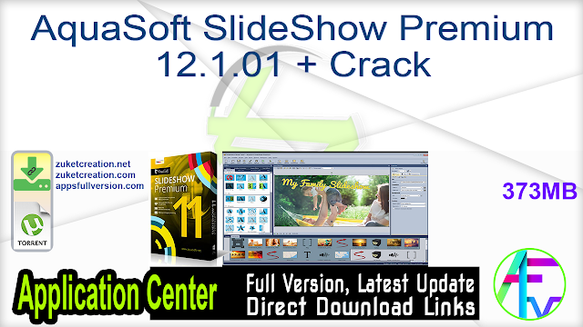 AquaSoft SlideShow Premium 12.1.01 + Crack