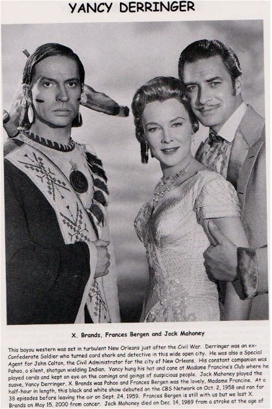 . Yancy Derringer Série TV 1958/1959