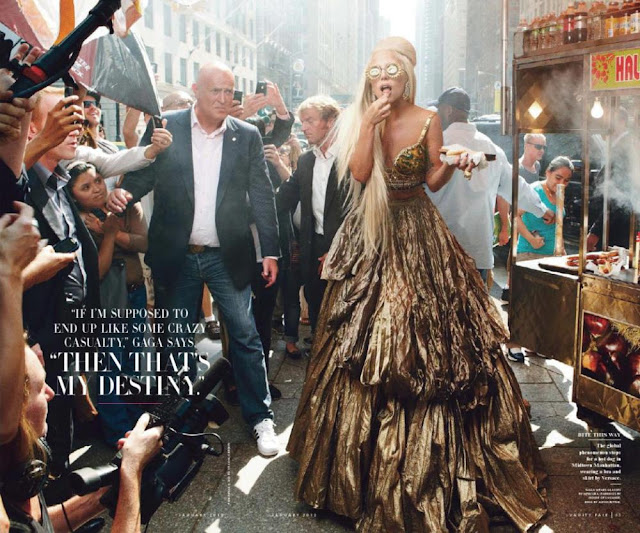 Lady Gaga: Covers Vanity Fair Magazine January 2012