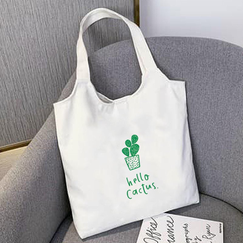 Tote In Hello Cactus Cao cấp