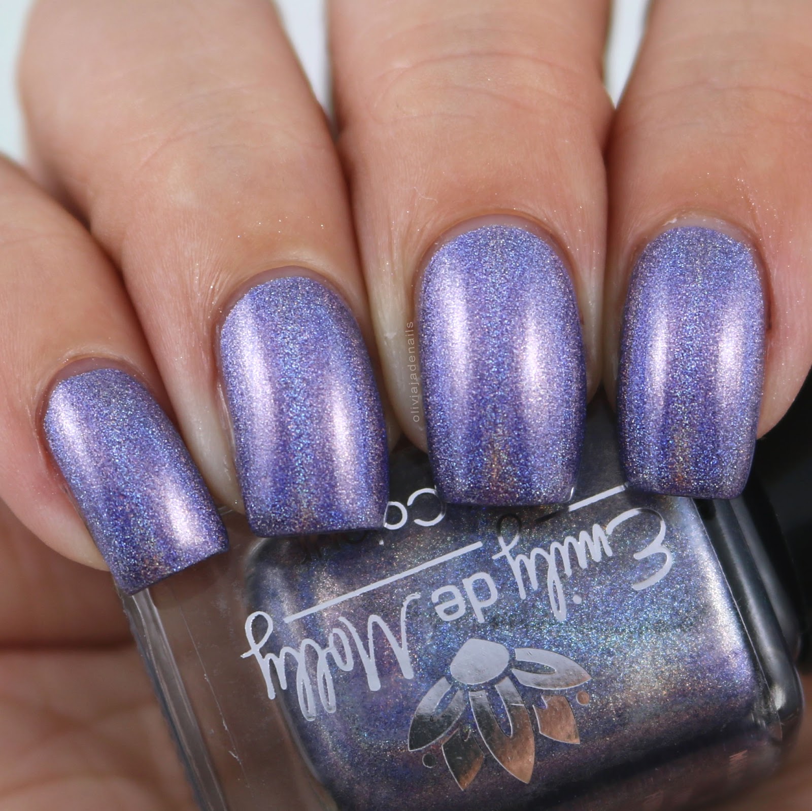 Emily de Molly Dark Enlightenment swatched by Olivia Jade Nails