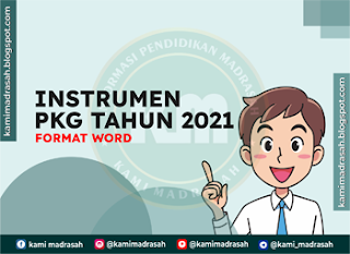  Madrasah Terbaru di pergunakan selaku  teladan indikator penilaaian kinerja guru madrasah d Instrumen PKG (Penilaian Kinerja Guru) Madrasah Terbaru