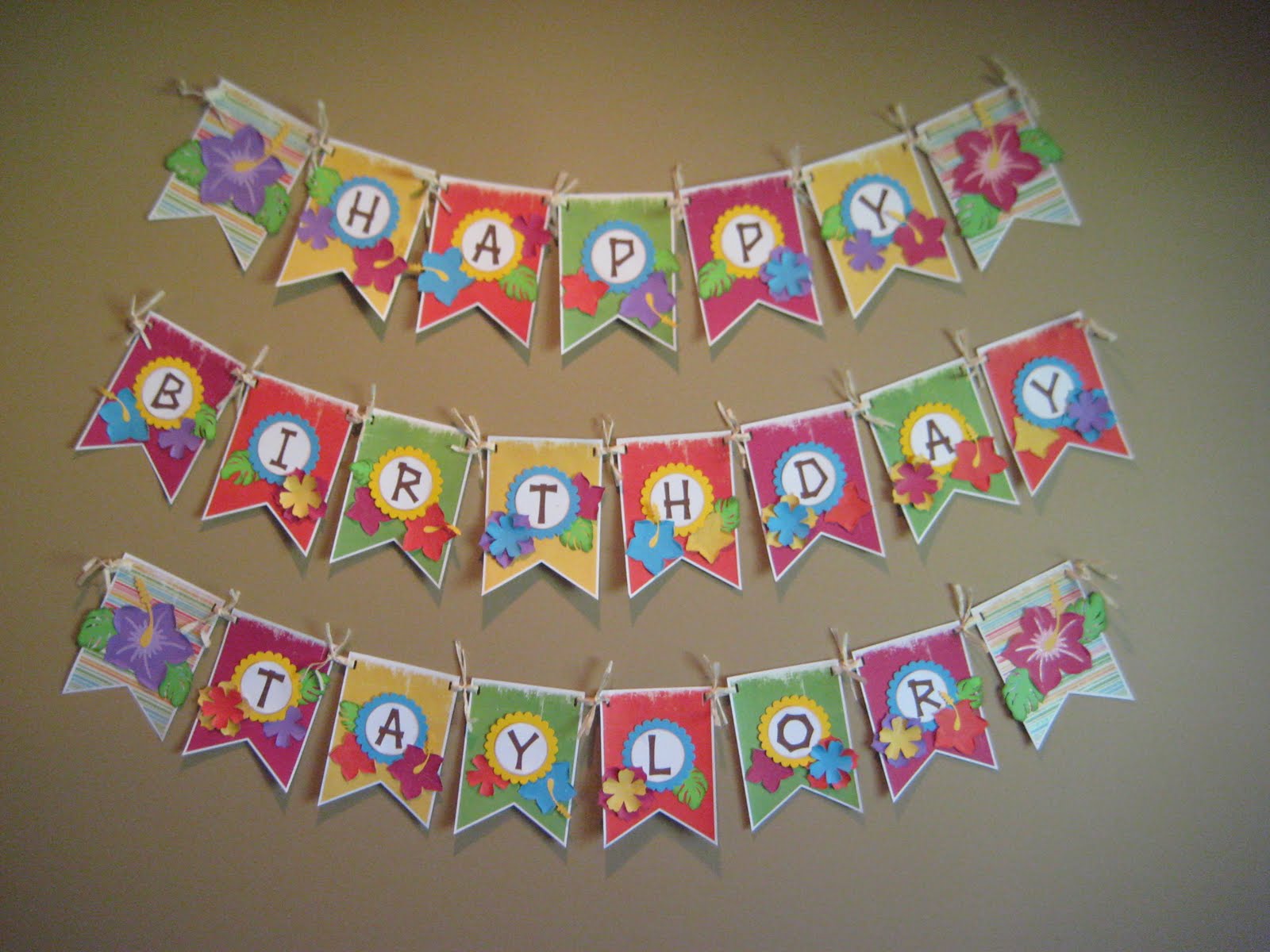 proof of life Luau party banner