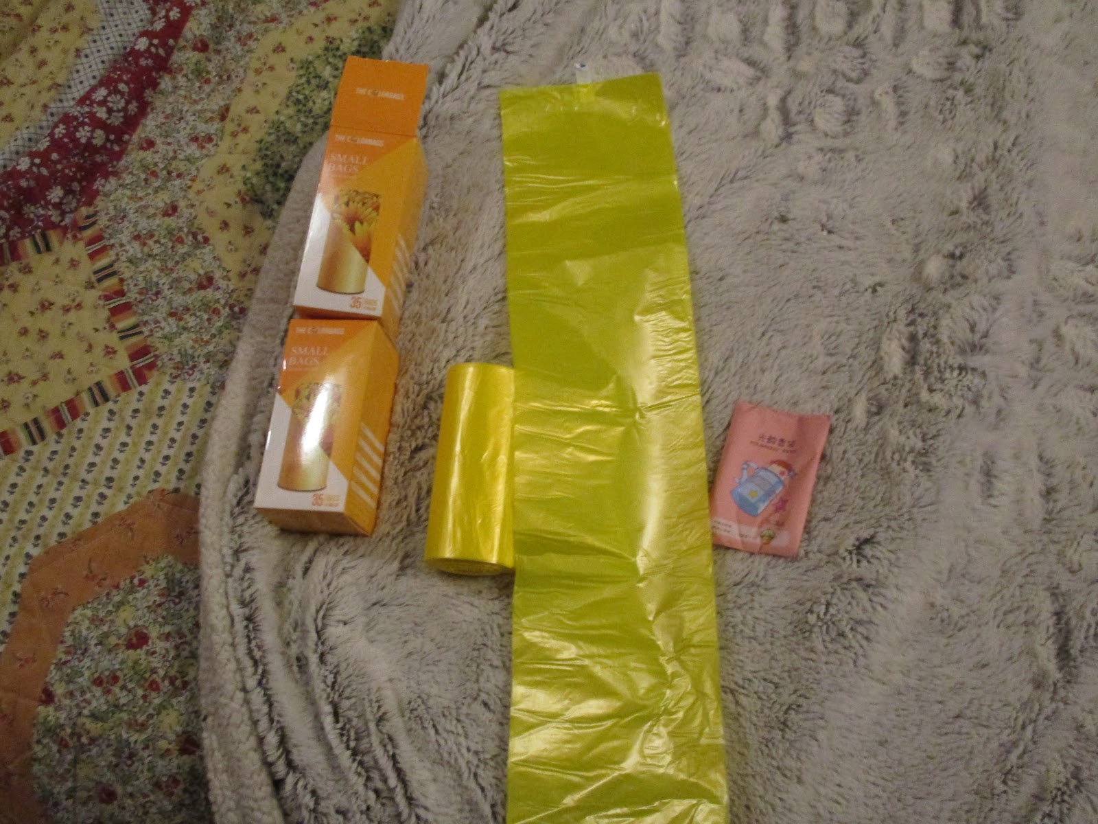 Missy's Product Reviews : FORID Small Yellow Trash Bags