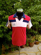 SUPER RARE VINTAGE ADIDAS KAIN TUALA 50/50 COLLAR SHIRT very nice colour (1)