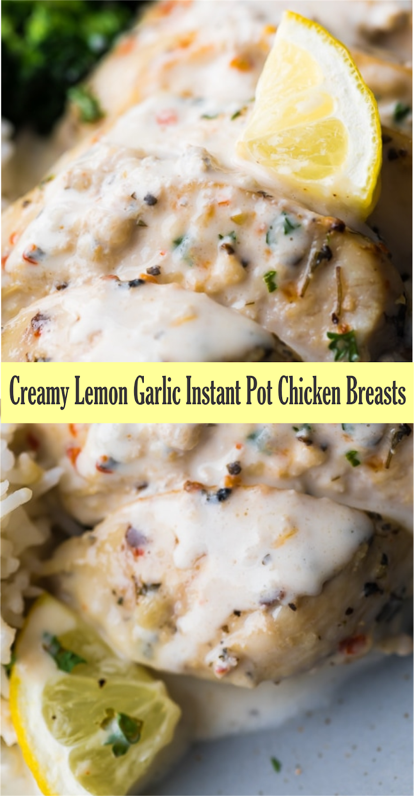 Creamy Lemon Garlic Instant Pot Chicken Breasts Amzing Food
