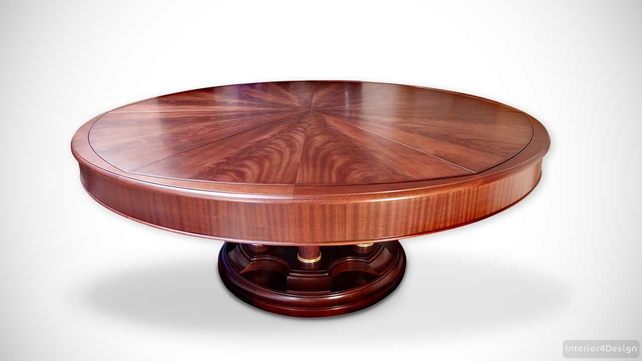 Expandable Round Dining Table The Fletcher Capstan Table BHD Inspiration