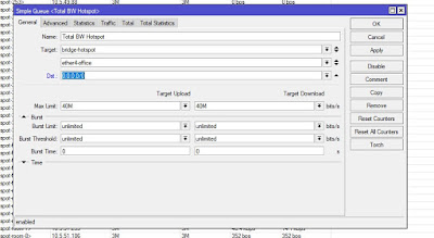 Management Bandwidth Hotspot Mikrotik Simple Queue